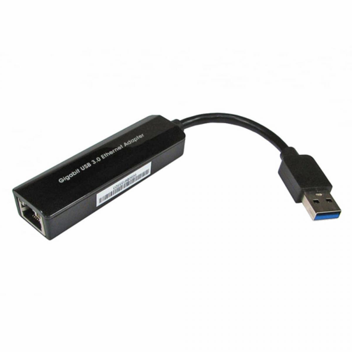 CNL USB-A RJ45 M-F Gb Bk