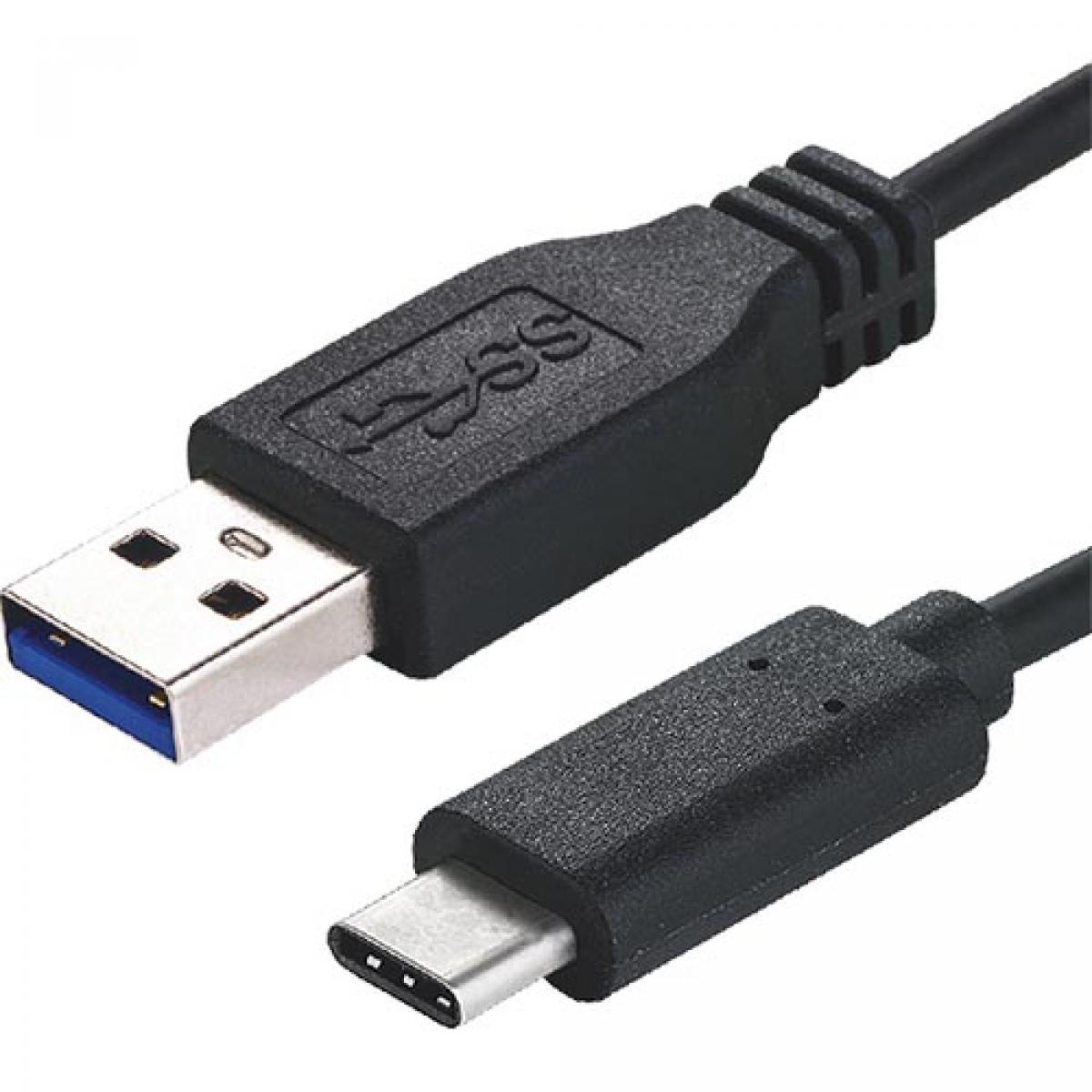 CNL 1M USB-C USB-A 3.0 M-M Bk