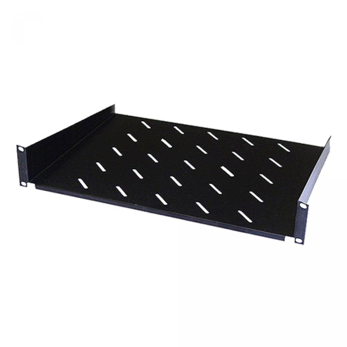 CNL 2U 400MM Cant. Vent SHELF Bk