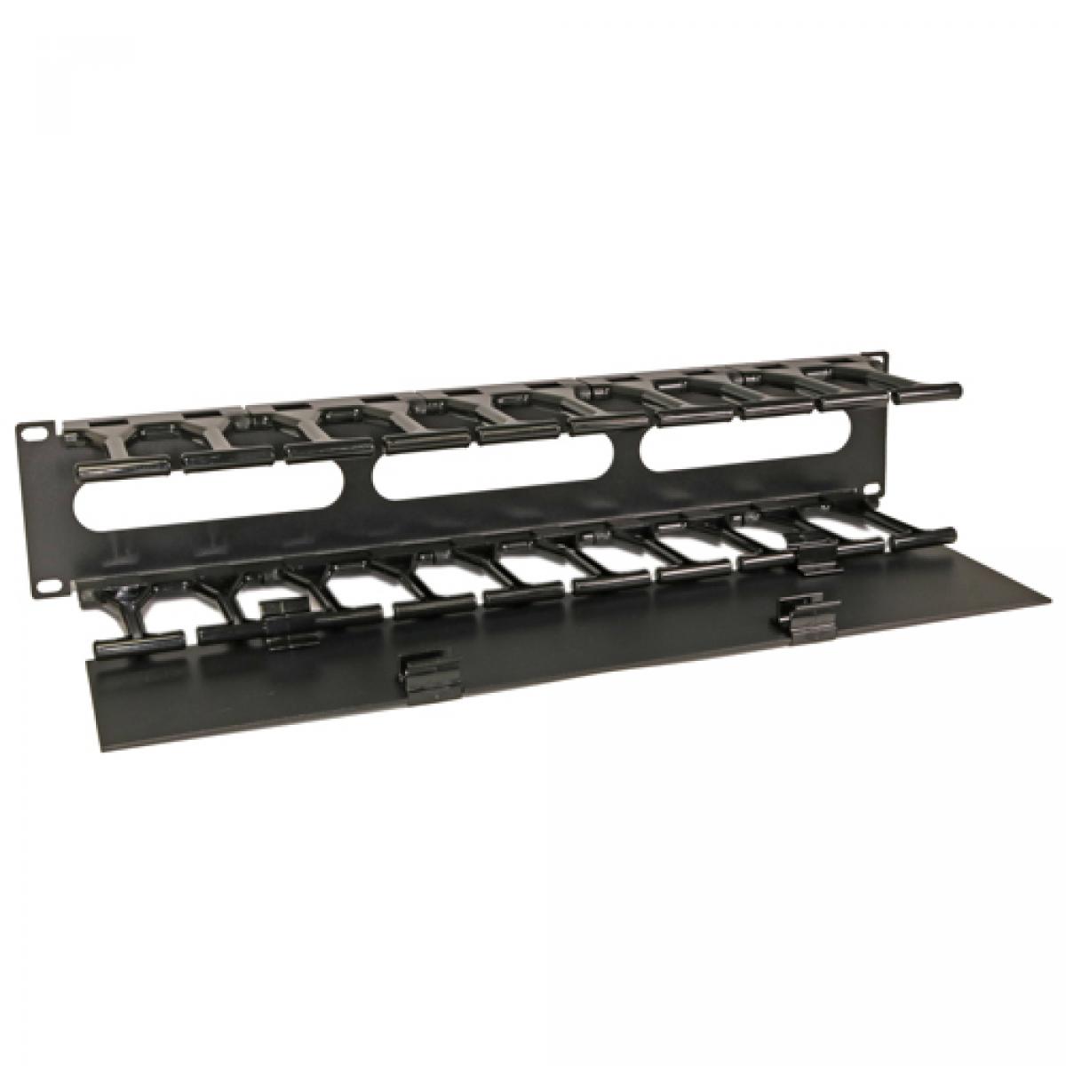 CNL 2u Slot Finger Cable Tidy Bk