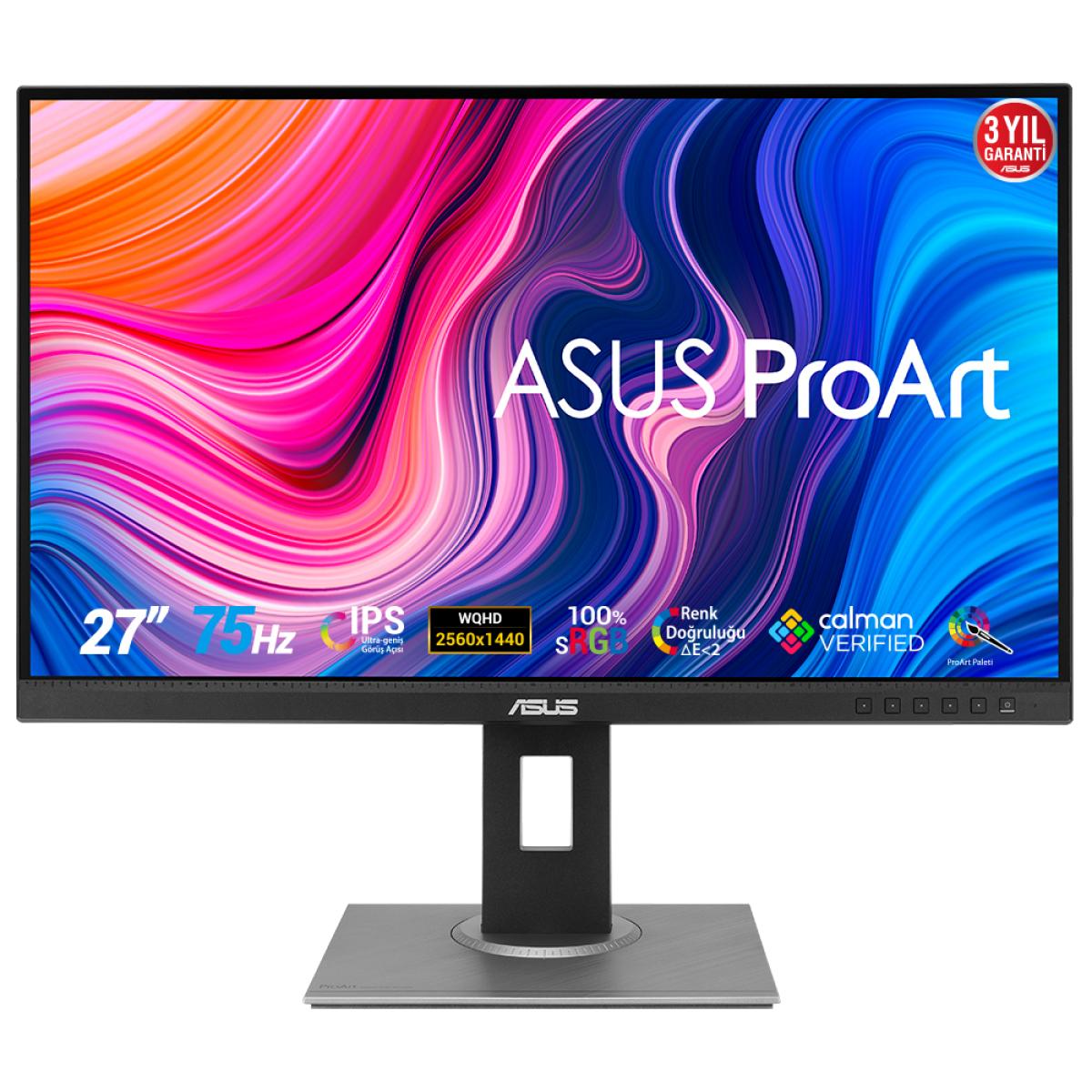 ASUS ProArt PA278QV computer monitor 68.6 cm (27") 2560 x 1440 pixels Quad HD LED Black