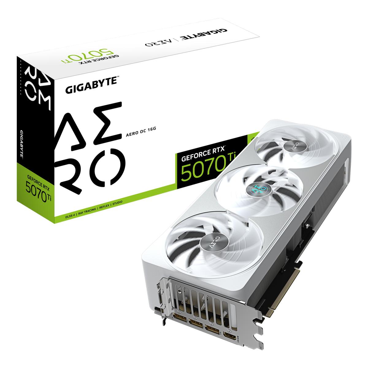 GIGABYTE GeForce RTX 5070 Ti AERO OC 16G
