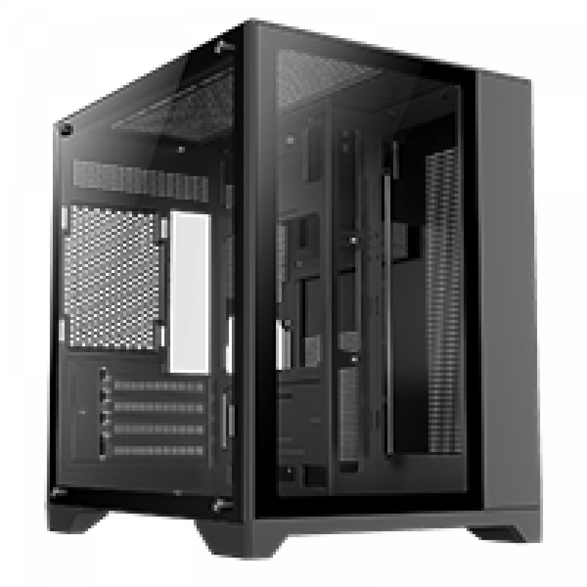 GameMax Infinity Mini Micro-ATX PC Black Gaming Case With Tempered Glass Side Panel
