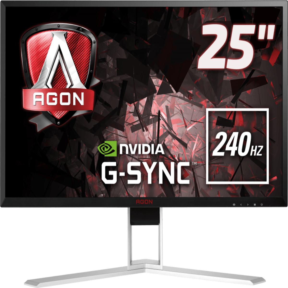 AOC AGON 1 AG251FG computer monitor 62.2 cm (24.5") 1920 x 1080 pixels Full HD LED Black, Red
