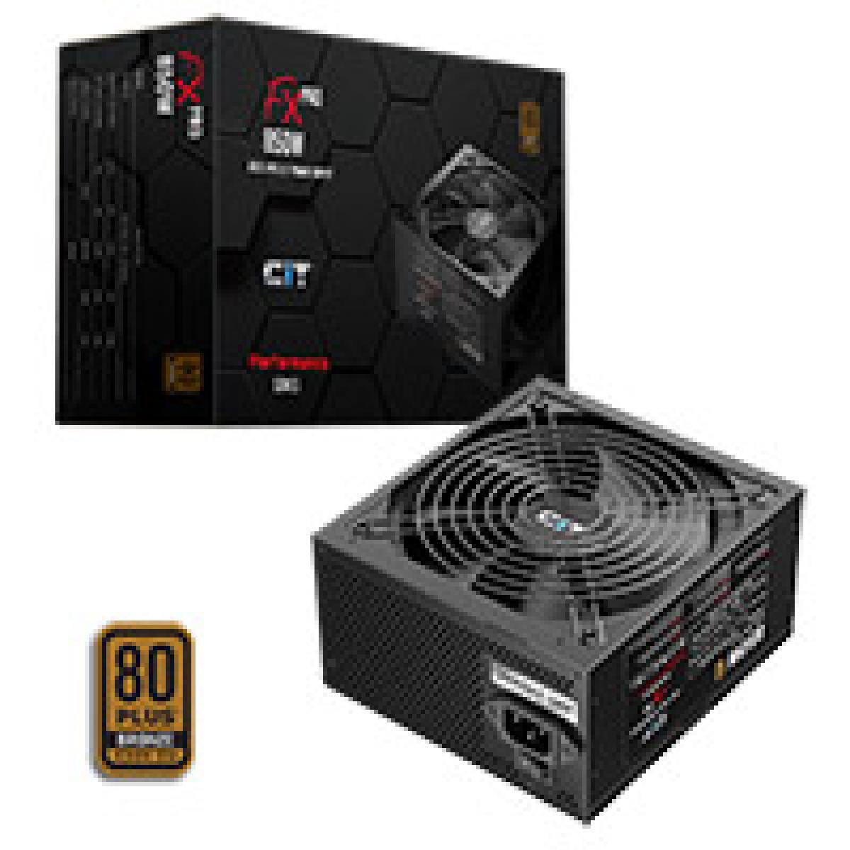 CiT FX Pro Black ATX 3.1 PCIe 5.1 850W 80 Plus Bronze Power Supply