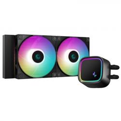 Deepcool LE520 240mm AIO Liquid CPU Cooler, 2300 RPM, with Anti-Leak Technology and High Performance ARGB Fans