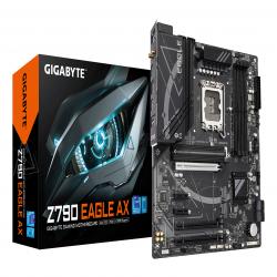 Gigabyte Z790 EAGLE AX Intel 1700 Socket Motherboard, ATX, 4x DDR5 Slots, 3x M.2 Sockets, Fitted I/O Shield, 2.5GbE LAN, Wi-Fi 6E, 1x DisplayPort / 1x HDMI Port