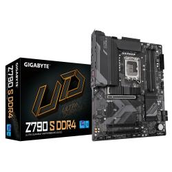 GIGABYTE Z790 S DDR4 Motherboard - Supports Intel Core 14th CPUs, 8+1+1 Phases Digital VRM, up to 5333MHz DDR4, 3xPCIe 4.0 M.2, 2.5GbE LAN , USB 3.2 Gen 2