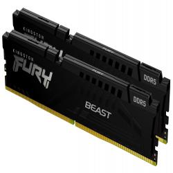 Kingston Technology FURY Beast 32GB 4800MT/s DDR5 CL38 DIMM (Kit of 2) Black