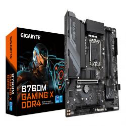 GIGABYTE B760M GAMING X DDR4 Motherboard - Supports Intel Core 14th Gen CPUs, 8+1+1 Phases Digital VRM, up to 5333MHz DDR4 (OC), 2xPCIe 4.0 M.2, 2.5GbE LAN, USB 3.2 Gen2
