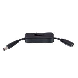 Lindy 0.15m Switched DC Power Extension Cable 2.1mm/5.5mm