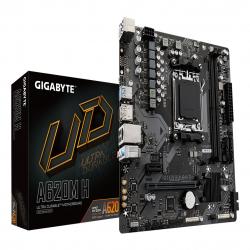 Gigabyte A620M H Ultra Durable AMD AM5 Socket Motherboard, Micro-ATX, 2x DDR5 Slots, 1x M.2 Socket, GbE LAN, 1x DisplayPort / 1x HDMI Port