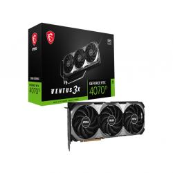 MSI VENTUS GEFORCE RTX 4070 Ti 3X E1 12G OC graphics card NVIDIA 12 GB GDDR6X