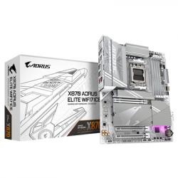GIGABYTE X870 AORUS ELITE WIFI7 ICE Motherboard - Supports AMD Ryzen 9000 CPUs, 16+2+2 Phases Digital VRM, up to 8200MHz DDR5 (OC), 3xPCIe 5.0 + 1xPCIe 4.0, Wi-Fi 7, 2.5GbE LAN, USB 4