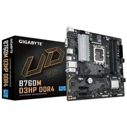 Gigabyte B760M D3HP DDR4 Intel 1700 Socket Motherboard, Micro-ATX, 4x DDR4 Slots, 2x M.2 Sockets, GbE LAN, 1x D-Sub / 1x DisplayPort / 1x HDMI Port