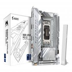 GIGABYTE B860I AORUS PRO ICE Motherboard - Intel Core Ultra Series CPUs, 8+1+2+1 Phases VRM, up to 9200MHz DDR5, 1xPCIe 5.0 + 1xPCIe 4.0 M.2, 2.5GbE LAN, WIFI 7, Thunderbolt 4