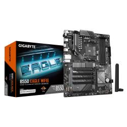 Gigabyte B550 EAGLE WIFI6 AMD AM4 Socket Motherboard, ATX, 4x DDR4 Slots, 2x M.2 Sockets, GbE LAN, Wi-Fi 6, 1x HDMI Port