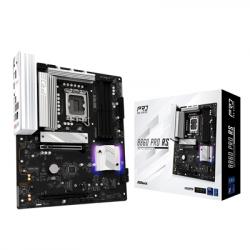 ASRock B860 Pro RS Intel 1851 Socket Motherboard, ATX, 4x DDR5 Slots, 3x M.2 Sockets, 2x USB-C Port, Fitted I/O Shield, 2.5GbE LAN, 1x DisplayPort / 1x HDMI Port