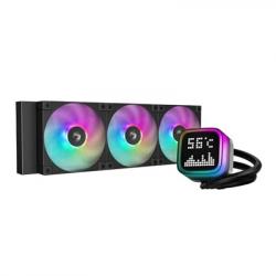 DeepCool LP360 360mm Liquid CPU Cooler, ARGB Pump with Custom Pixel Display, FD12 ARGB PWM Fans, Anti-Leak Tech, Compatible with Intel LGA1851/1700 & AMD AM5/AM4